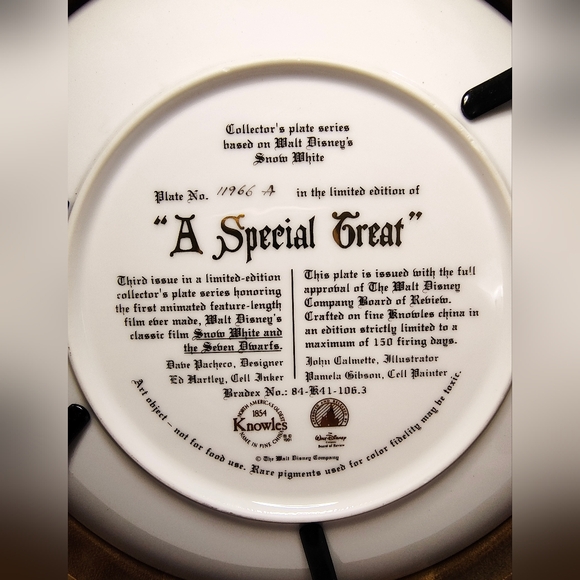 Disney's snow White collectors edition plates - Picture 7 of 10